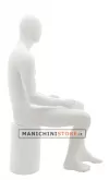 Manichino uomo testa uovo - Vogue GZM3 Bianco