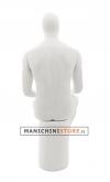 Egg head male mannequin - Vogue GZM3 White