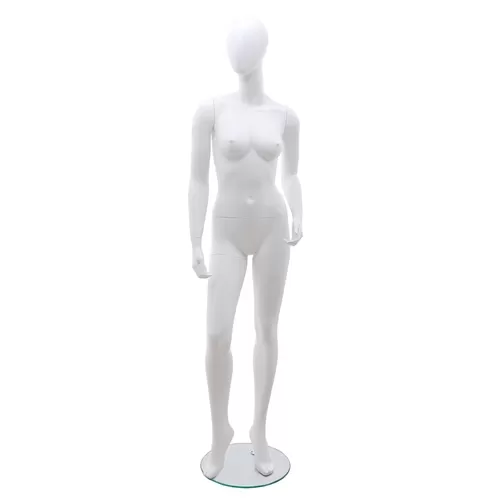 Manichino donna testa uovo - Vogue 14 Bianco