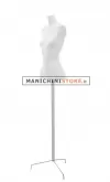 Busto Bianco con treppiede inox