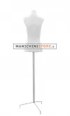 Busto Bianco con treppiede inox