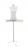 Busto Bianco con treppiede inox