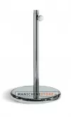 Busto donna in tessuto Bianco con base cromata