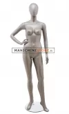 Manichino donna testa uovo - Vogue 9LS NICHEL OPACO