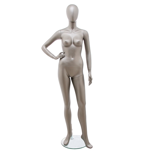 Manichino donna testa uovo - Vogue 9LS NICHEL OPACO