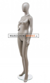 Manichino donna testa uovo - Vogue 9LS NICHEL OPACO