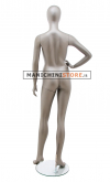 Manichino donna testa uovo - Vogue 9LS NICHEL OPACO