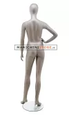 Manichino donna testa uovo - Vogue 9LS NICHEL OPACO
