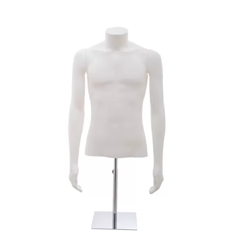 Busto torso uomo da banco con braccia lungo i fianchi TG.48