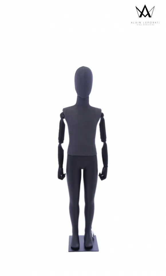 Manichino bambino 3/4 anni Collection N&deg;5 - Anthracite