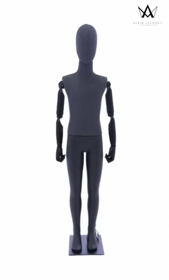 Manichino bambino 6/8 anni Collection n&deg;5-Anthracite