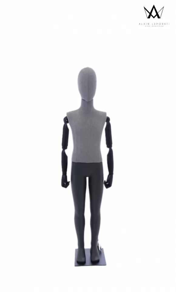 Manichino bambino 3/4 anni Collection N&deg;5 - Grey