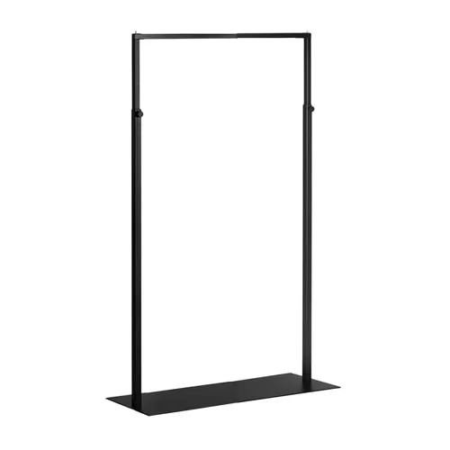 Stender tubo quadrato 60 Regolabile - Nero