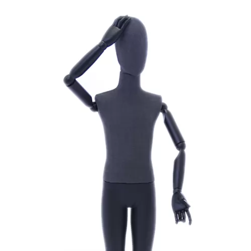 Manichino bambino 6/8 anni Collection n&deg;5-Anthracite