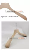 Gruccia legno capospalla cm.45 x cm.5 - Faggio