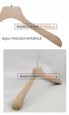 Gruccia legno capospalla cm.40 x cm.5 - Faggio