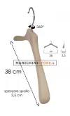 Gruccia legno capospalla cm.38 x cm.3 - Faggio