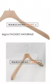 Gruccia legno capospalla cm.40 x cm.1,5 - Faggio