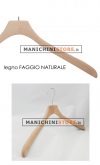 Gruccia legno capospalla cm.45 x cm.3 - Faggio