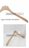 Gruccia legno capospalla cm.42 x cm.3 - Faggio