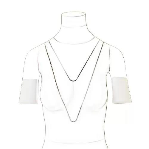 Accessorio braccia corte per manichini e-commerce serie F11 E F21