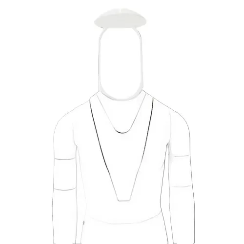 Accessorio porta cappuccio per manichini e-commerce serie M