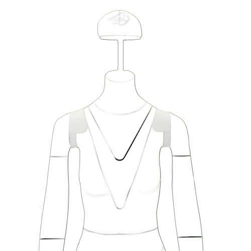 Accessorio spalle 4 cm per manichini e-commerce serie F11 E F21