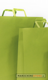 Sacchetto ACID GREEN con manico piatto