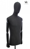 Male bust Collection N.5 - Anthracite
