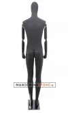 Manichino uomo braccia legno Antracite