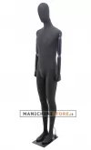 Manichino uomo braccia legno Antracite