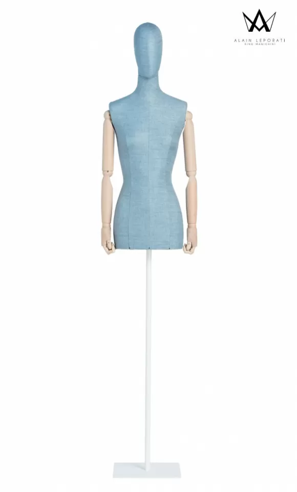 Busto Donna Pastello Collection - Sky Blue