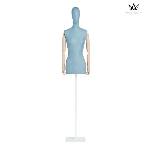 Busto Donna Pastello Collection - Sky Blue