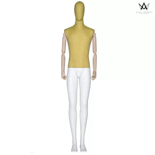 Manichino Uomo Pastello Collection - Golden Yellow