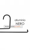 Gruccia metallo portapantaloni - alluminio nero
