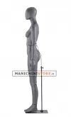 Noleggio manichino donna snodato - testa a uovo 02B