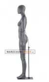 Manichino donna snodato testa a uovo 02B