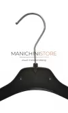 Gruccia appendiabiti 42 cm - Plastica nera