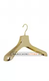 Gruccia capospalla 44 x 6,5 cm. Plastica Oro