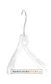 Gruccia capospalla 40 x 2,5 cm - Plastica Trasparente