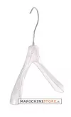 Gruccia capospalla 39 x 2,5 cm - Plastica Trasparente