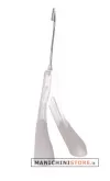 Gruccia capospalla 38 x 2,5 cm - Plastica Trasparente Velluto Spalla