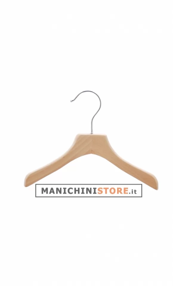 Gruccia legno capospalla Bambino cm.26 x cm.1,5 - Faggio