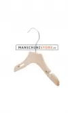 Gruccia legno Bambino con taglio a spallina cm.22,5 x cm.1 - Faggio