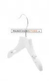 Gruccia legno bambino con taglio a spallina cm. 22 x cm.1 - Bianco Opaco