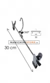 Gruccia metallo pinza 30,5 cm - metallo cromato