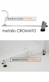 Gruccia metallo pinza 45,5 cm - metallo cromato