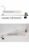 Gruccia metallo pinza 40,5 cm - metallo cromato