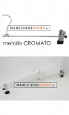 Gruccia metallo pinza 35,5 cm - metallo cromato