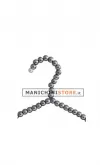 Gruccia perle capospalla 30 cm - perle grigie